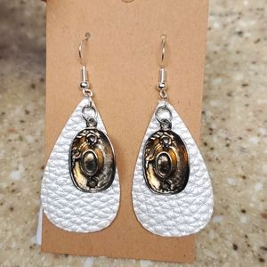Cowboy hat earrings
